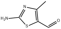 2-아미노-4-메틸-5-티아졸카르박스알데하이드 구조식 이미지