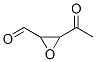 Oxiranecarboxaldehyde, 3-acetyl- (9CI) Structure