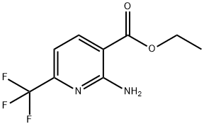 Ethyl 2-amino-6-(trifluoromethyl)nicotinate 구조식 이미지