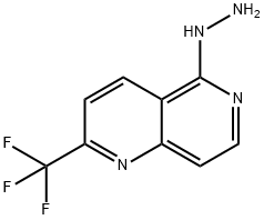 5-HYDRAZINO-2-(TRIFLUOROMETHYL)-1,6-NAPHTHYRIDINE
 구조식 이미지