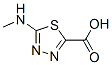 1,3,4-Thiadiazole-2-carboxylic  acid,  5-(methylamino)- Structure