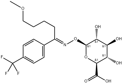 Deaminoethyl Fluvoxamine β-D-Glucuronide Structure