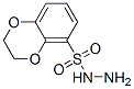 1,4-Benzodioxin-5-sulfonic  acid,  2,3-dihydro-,  hydrazide Structure