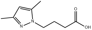 4-(3,5-dimethyl-1H-pyrazol-1-yl)butanoic acid(SALTDATA: FREE) Structure