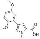 3-(2,5-디메톡시페닐)-1H-피라졸-5-카르복실산 구조식 이미지