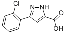3-(2-CHLOROPHENYL)-1H-PYRAZOLE-5-CARBOXYLIC ACID Structure