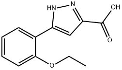3-(2-ETHOXYPHENYL)-1H-PYRAZOLE-5-CARBOXYLIC ACID Structure