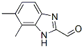 1H-Benzimidazole-2-carboxaldehyde,  6,7-dimethyl- Structure