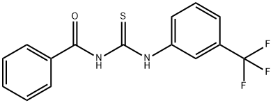 N-Benzoyl-N'-[3-(trifluoromethyl)phenyl]thiourea Structure