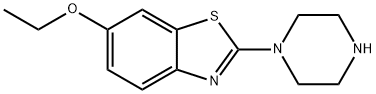 6-Ethoxy-2-piperazin-1-yl-1,3-benzothiazole 구조식 이미지