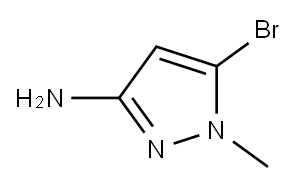 5-Bromo-1-methyl-1H-pyrazol-3-amine Structure