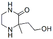 Piperazinone,  3-(2-hydroxyethyl)-3-methyl-  (9CI) Structure