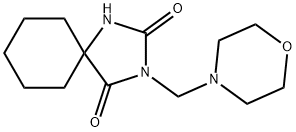3-(모르폴리노메틸)-1,3-디아자스피로[4.5]데칸-2,4-디온 구조식 이미지