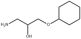 1-AMINO-3-CYCLOHEXYLOXY-PROPAN-2-OL Structure