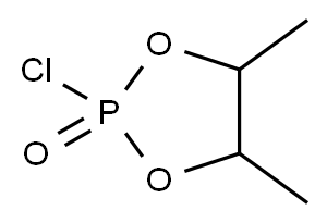 (4R,5R)-2-CHLORO-4,5-DIMETHYL-1,3,2-DIOXAPHOSPHOLANE 2-OXIDE 구조식 이미지