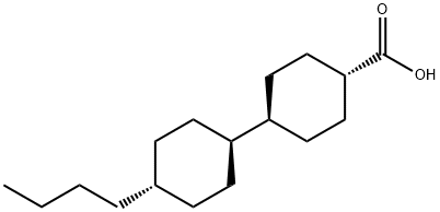 trans-4-(trans-4'-Butylcyclohexyl)cyclohexanecarboxylic acid 구조식 이미지