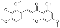 1-(2-HYDROXY-4,6-DIMETHOXYPHENYL)-3-(2,3,4-TRIMETHOXYPHENYL)-2-PROPEN-1-ONE 구조식 이미지