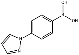 4-PYRAZOL-1-YL-PHENYLBORONIC ACID 구조식 이미지