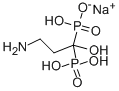 PAMIDRONICACIDMONOSODIUMSALT Structure