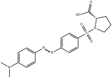 DABSYL-L-PROLINE Structure