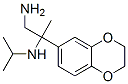 1,2-Propanediamine,  2-(2,3-dihydro-1,4-benzodioxin-6-yl)-N2-(1-methylethyl)- 구조식 이미지