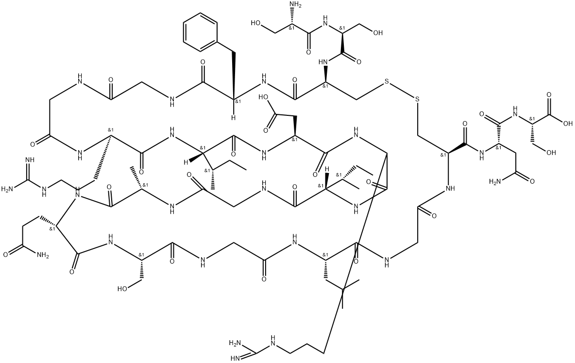 ATRIOPEPTIN I (RAT) 구조식 이미지