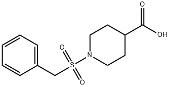 1-(벤질술포닐)피페리딘-4-카르복실산 구조식 이미지