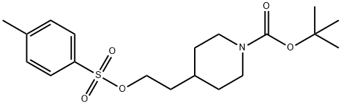 1-BOC-4-[2-(TOLUENE-4-SULFONYLOXY)-ETHYL]-PIPERIDINE 구조식 이미지