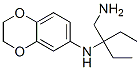 1,2-Butanediamine,  N2-(2,3-dihydro-1,4-benzodioxin-6-yl)-2-ethyl- Structure