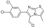 6-(3,4-DICHLOROPHENYL)-3-METHYLIMIDAZO[2,1-B]THIAZOLE-5-CARBOXALDEHYDE 구조식 이미지