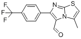 3-METHYL-6-[4-(TRIFLUOROMETHYL)PHENYL]IMIDAZO[2,1-B]THIAZOLE-5-CARBOXALDEHYDE 구조식 이미지