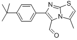 6-[4-(1,1-DIMETHYLETHYL)PHENYL]-3-METHYLIMIDAZO[2,1-B]THIAZOLE-5-CARBOXALDEHYDE Structure