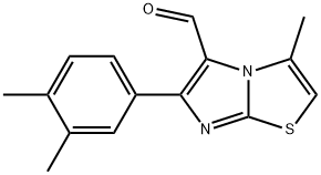6-(3,4-DIMETHYLPHENYL)-3-METHYLIMIDAZO[2,1-B]THIAZOLE-5-CARBOXALDEHYDE Structure