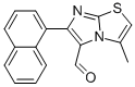 3-METHYL-6-(1-NAPHTHALENYL)IMIDAZO[2,1-B]THIAZOLE-5-CARBOXALDEHYDE 구조식 이미지