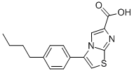 3-(4-BUTYLPHENYL)IMIDAZO[2,1-B]THIAZOLE-6-CARBOXYLIC ACID Structure