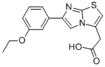 6-(3-ETHOXYPHENYL)IMIDAZO[2,1-B]THIAZOLE-3-ACETIC ACID Structure