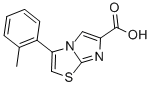 3-(2-METHYLPHENYL)IMIDAZO[2,1-B]THIAZOLE-6-CARBOXYLIC ACID Structure