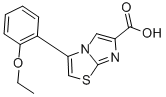 3-(2-ETHOXYPHENYL)IMIDAZO[2,1-B]THIAZOLE-6-CARBOXYLIC ACID 구조식 이미지