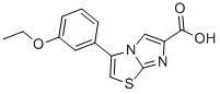 3-(3-ETHOXYPHENYL)IMIDAZO[2,1-B]THIAZOLE-6-CARBOXYLIC ACID Structure
