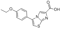 3-(4-ETHOXYPHENYL)IMIDAZO[2,1-B]THIAZOLE-6-CARBOXYLIC ACID Structure