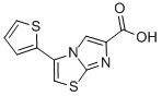 3-(2-THIENYL)IMIDAZO[2,1-B]THIAZOLE-6-CARBOXYLIC ACID Structure