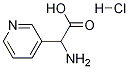 2-아미노-2-(3-피리딜)아세트산염산염 구조식 이미지