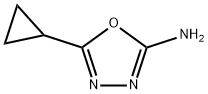 5-CYCLOPROPYL-1,3,4-OXADIAZOL-2-AMINE Structure
