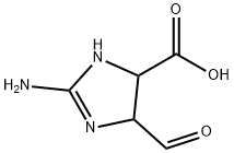 2-Imidazoline-5-carboxylic acid, 2-amino-4-formyl- (7CI) Structure