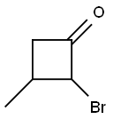 시클로부타논,2-브로모-3-메틸- 구조식 이미지