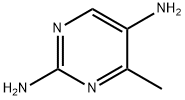 Pyrimidine, 2,5-diamino-4-methyl- (7CI) 구조식 이미지