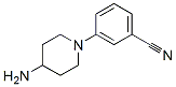 벤조니트릴,3-(4-아미노-1-피페리디닐)-(9CI) 구조식 이미지
