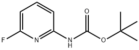 tert-부틸6-플루오로피리딘-2-일카르바메이트 구조식 이미지
