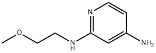 N2-(2-methoxyethyl)pyridine-2,4-diamine Structure