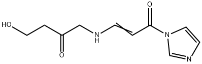 1-(4-Aza-8-hydroxy-6-oxo)oct-2-en-1-oyliMidazole(혼합E/Z) 구조식 이미지